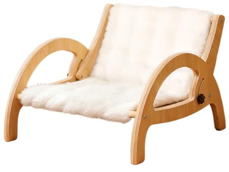 dzqad Sofá Rascador para Gatos | Sillón de Descanso Ajustable de Sisal,Sofá Rascador Y Cama para Mascotas | para Afilar Uñas, Juego y Protección de Muebles y Alfombras
