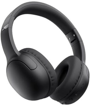 JVC HA-SG20BT-B Bluetooth-Kopfhörer, bis zu 17 Stunden Akkulaufzeit, faltbares Design, Schwarz