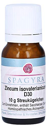 ZINCUM ISOVALERIANICUM D 30 Globuli 10 g Globuli