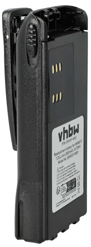 vhbw Akku kompatibel mit Motorola GP140 | GP320, GP328, GP338, GP1280, GP240, GP280 Funkgerät, Walkie Talkie (2600mAh, 7,4V, Li-Ion)