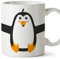 MUGFFINS Pingüino Tazas Originales de Desayuno - Animales Graciosos Ideas para Regalos - Cerámica 350 ml