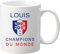 Mug Coupe du Monde de Football 2018 - France Champions du Monde 2018 - offrez vous ce mug personnalisé de l'équipe de France de football - maillot Mug-2018-B