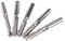 Fresa de Carburo de Tungsteno Molino de Extremo Flauta única CNC Fresado Bits 6mm x 32mm 5Pcs