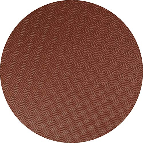 Table Protector ROUND Heat Resistant Felt Cream Grey Beige Brown HEAT RESISTANT (Brown, 112.cm (44 inch))