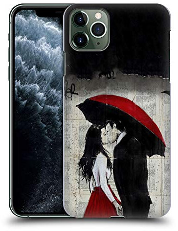 Head Case Designs Offizielle LouiJoverArt EIN Neuer Kuß Rote Tinte Harte Rueckseiten Handyhülle Hülle Huelle kompatibel mit Apple iPhone 11 Pro Max