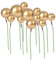 12pcs Cake Decorating Add- Wedding Decorations Bauble Balls for Cake Decorating Cake Toppers Cupcake Decoration Round Cake Insert Topper Sprinkles for Cake Decorating