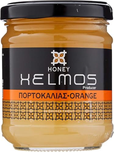 Helmos Entreprise Apicole Miel de Fleurs d' Orange Grec 250 g