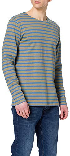 Armor Lux Herren Marinière Ml Héritage T-Shirt, Fern/Ozero, XXL