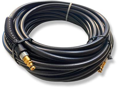 Hochdruckschlauch für/kompatibel zu Kärcher K2 K3 K4 K5 K6 K7 Home & Garden Serie ab Baujahr 2008 Hochdruckreiniger mit beidseitigem Click Quick Connect Stecksystem wie 2.641-721.0 (10 Meter)