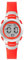 Armitron Sport Women's Digital Chronograph Resin Strap Watch, 45/7012 Red