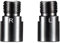 1 Paar 13mm Mountainbike Chrom Stahl Pedal Extender Mountainbike Kurbelgewinde Schutz Verlängerungswerkzeug Fahrradzubehör,Silver Grey