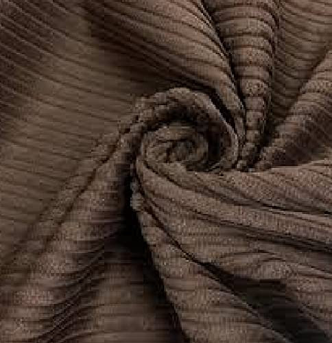 Jumbo Cord Fabric Upholstery Soft Feel Cushion Craft Fire Retardant, Curtain, Re Upholstery, Furnishings, Sofa (Brown)