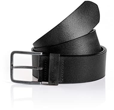Tom Tailor Denim Herren TTDDUSTIN Gürtel, Schwarz, 80