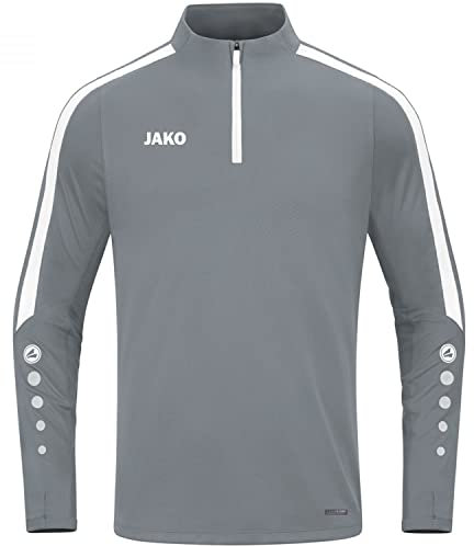 JAKO Herren Ziptop Power, Steingrau, L