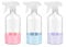 Rionisor Glass Spray Bottles with Silicone Sleeve Protection, Empty 16 oz Refillable Containers, Reusable Spray Bottles with Adjustable Nozzle for Hair, Cleaning Solutions, 3 Pack Pink&Blue&Purple