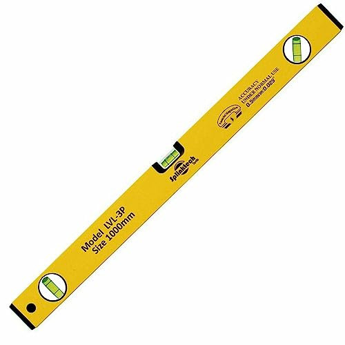 NTEK Spirit Level | High Accuracy Builders Long Spirit Level | Scaffold Level for Builders | Professional Magnetic Level | Aluminum Scaffolding Builders Spirit Level, Home DIY