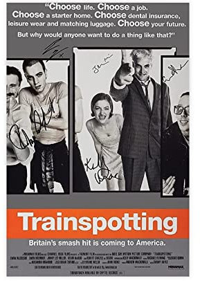 Robert Carlisle Ewan McGregor signiertes Poster, Leinwand, Poster, Wandkunst, Dekordruck, Bild, Gemälde für Wohnzimmer, Schlafzimmer, Dekoration, ungerahmt, 30 x 45 cm