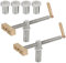 Holzbearbeitung Bankhaken 19mm,Tisch Werkbank Klemme, Niederhalter Werkbank Klemme,Edelstahl Tisch Hobel Stop Bank Hunde Klemme,Niederhalter Klemme 19mm für Hobelbank (2 Stück)
