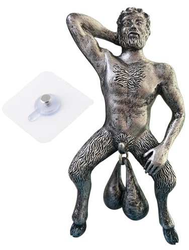 XDHLDULYK 1 x Türklopfer für Männer, kreativ, lustige Kugeln, Türring, hängende Türklingel, Anhänger, Klopf-Ornamente, Heimdekoration, Hardware-Zubehör für Tür und Wand