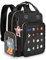 Prokva Ita Rucksack Pin Display Tasche mit Einsätzen für Pins, Niedliche Ita Tasche für Anime Cosplay und Konzert, Schwarz (Patent Design)