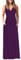 AUSELILY Maxikleid Damen Sommer Ärmellos Kleid Lang Elegant tiefem V-Ausschnitt Abendkleid mit Taschen Lila M