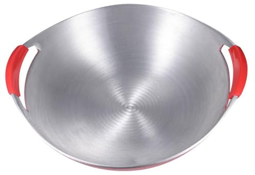 Glomora Pentola per Pesce, Pentola per Zuppa di Pesce Bollente in Lega di Alluminio con Rivestimento Antiaderente con Doppi Manici per la Casa Commerciale (36cm/14.17in)
