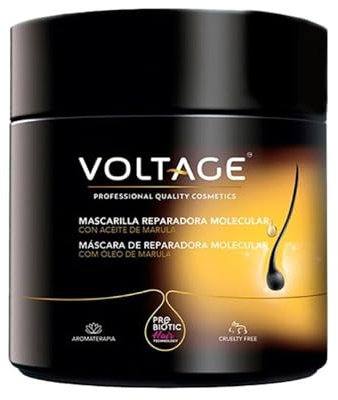 Voltage Molekulare Repair-Maske, 500 ml. Tiefenbehandlung zur extremen Reparatur von Haarbruch und zum Schutz der Schuppenschicht.