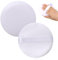 2 Stück 13 cm Runde Groß Powder Puff Ultraweich Kristallsamt Puderquaste Wiederverwendbar Waschbar Weiß Puderquaste Nass- und Trockengebrauch Make-Up-Tools Puderquaste für Setting Powder, Körperpuder