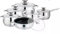 Royalty Line RL-1231 Set di 12 pezzi di pentole in acciaio inox con padella