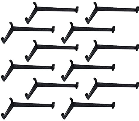 HOMSFOU 20 STK Filialpresse Pflanzenbinder Für Kletterpflanzen Zusammenklappbar Filialunterstützung Baumstreuer Astbieger Gel Fix Aststreuer Für Apfelbäume Kette Befestigung Sport Black