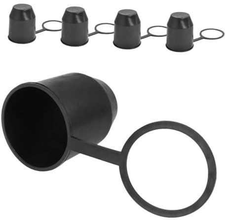 TOPPERFUN 5stücke Achse Anhängerkupplungsabdeckung Schutz Abdeckung Für Anhängerkupplungsaufnahmen Anhänger Kugelkupplungsaufnahme Zubehör Auto Anhänger Kugelkupplungsaufnahme Schutz Kugelku