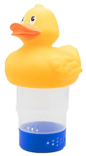 Piscine Chlore Floater, Dispenser Dispentier Pool Pool Spa Floater, Fun Duck Design Conserve des comprimés de 3 Pouces faciles à remplir et à Nettoyer pour Les piscines Spa Spa Water