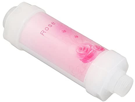 Filtro de Ducha de Extracción Cloro Mejorado con Capas Filtración triple: Purificador Agua Baño Aromaterapia con Fragancia Rosas para el Baño (rosa)