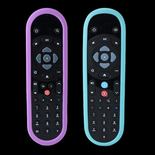 [ 2 Pack] Remote Cover for Sky Q+ Controller Shockproof Protective Case Compatible Touch and Non-Touch Skin-Friendly with Hand Loop