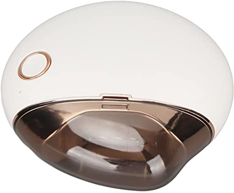 Fockety Kleine Elektrische Nagelknipser, Leistungsstarke Nagelschere für, Senioren, Erwachsene, 2 Gänge, Schalter, Lithium-Batterie (WHITE)