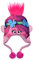 DreamWorks Mädchen Poppy Winter Hat (One Size, Pink), Trolls, Wintermütze, rosa, Einheitsgröße, Rose