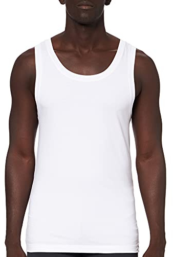 Schiesser Herren Long Life Cotton Shirt 0/0 Unterhemd,per Pack Weiß (Weiss 100),X-Large (Herstellergröße:007)