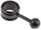perfk 1 Underwater Photography Light Clamp, Aluminium Alloy Spherical Head Grip Holder for Diving, 360° Rotation, Black