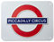 GWC London Underground Zeichen, Piccadilly Circus, Medium Metall Schild