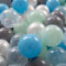 KiddyMoon 700 ∅ 7Cm Bolas Colores De Plástico para Piscina para Niños, Perla/Gris/Transparente/Azul Celeste/Menta