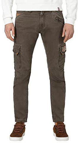 Timezone Herren Regular RogerTZ Hose, Sludge Green (4078), 38W / 32L
