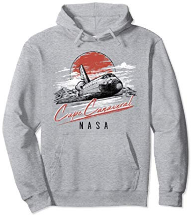 NASA Sketched Cape Canaveral Horizon Pullover Hoodie