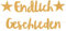 Compagno ENDLICH GESCHIEDEN Girlande golden scheidungs Party abschiedsfeier Ehe Ende trennung Banner aufmunterung Single