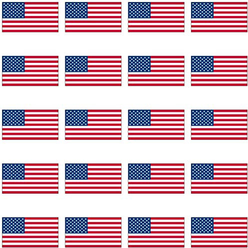 GreenIT 20 Aufkleber 3cm USA US Amerika Flagge Fahne Modellbau Mini Sticker 4061963009000