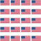 GreenIT 20 Aufkleber 3cm USA US Amerika Flagge Fahne Modellbau Mini Sticker 4061963009000