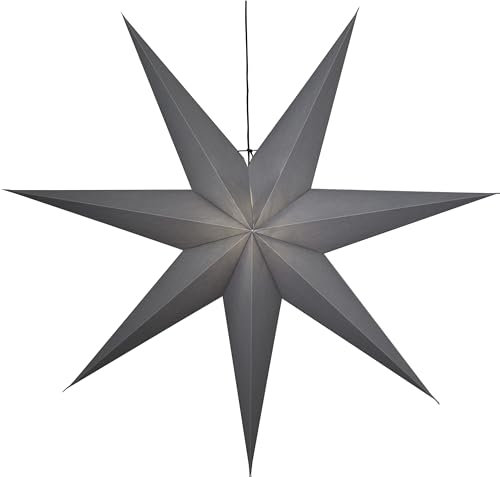 Star Ozen Papierstern, Papier, grau