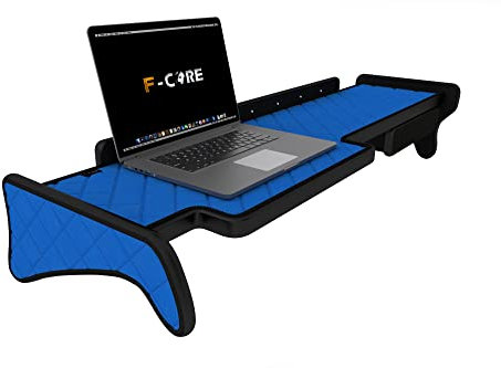 F-CORE Tablettes Tableau de Bord Camion compatibilité pour Man TGA 01.00-12.10 Double Cabine XXL avec tiroir Panneau LED 24V Bleu