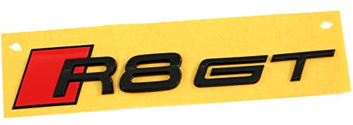 Audi 4S0853741T94 Schriftzug R8 GT Aufkleber Modellschriftzug Emblem, schwarz