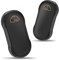 Hand Warmer Rechargeable, 2 Pack Magnetic 10000 mAh Electric Hand Warmer, Suitable for Winter Outdoor Camping and Hunting, Warm Gift for Children Men and Women (Black)