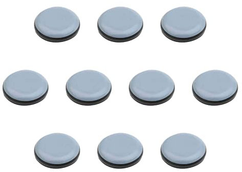 10PCS Furniture Sliders and Gliders,25mm Round Shaped Self -Adhesive Chair Leg Slider,PTFE Teflon Self-Adhesive Furniture Slider,Floor Protector Pads for Moving Furniture Movers Carpet Gliders Glide
